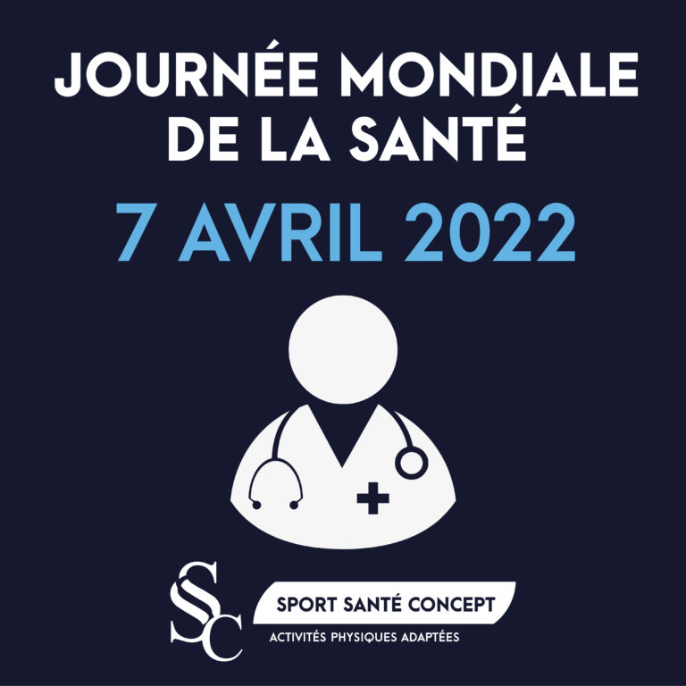 Journée mondiale santé activité physique adaptée sport santé concept